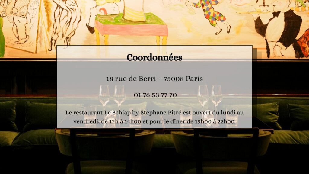Coordonnées du restaurant Le Schiap by Stéphane Pitré